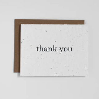 Thank You - Classic - Plantable Greeting Card