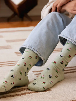 Socks that Plant Trees (Green Tulips)
