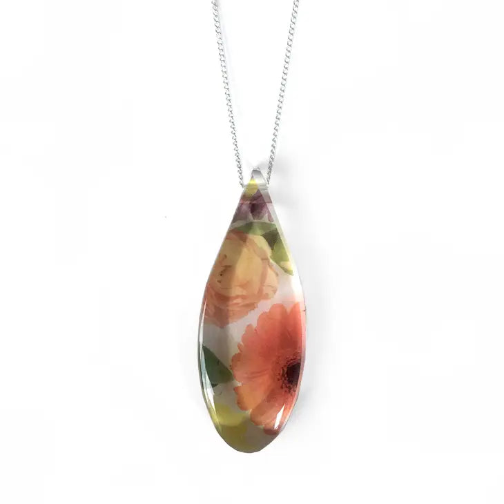 Large Drip Wallpaper Necklace