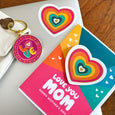 Radiant Mom Sticker Mother's Day Card