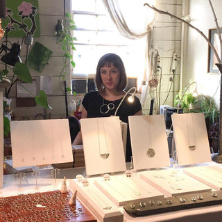 Simple Shapes Stud Earrings - Hexagon