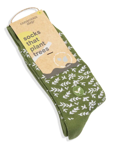 Socks that Plant Trees (Green Branches)