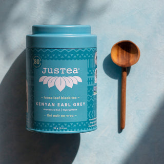 Kenyan Earl Grey Tea Tin with Spoon