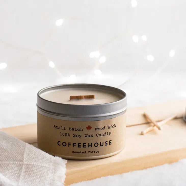 Coffeehouse Candle Tin