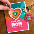 Radiant Mom Sticker Mother's Day Card