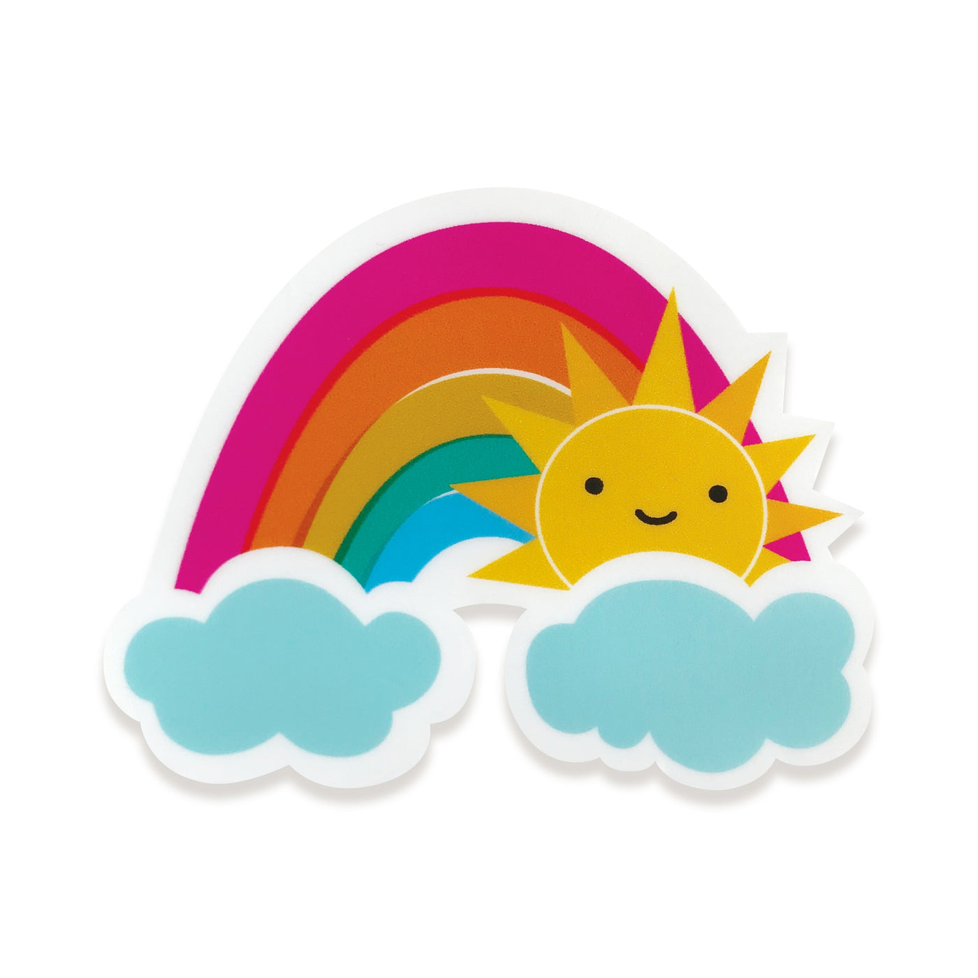 Sunny Rainbow Vinyl Sticker
