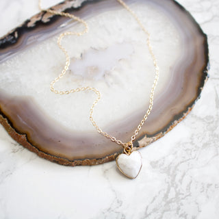 Celeste Crystal Heart Necklace