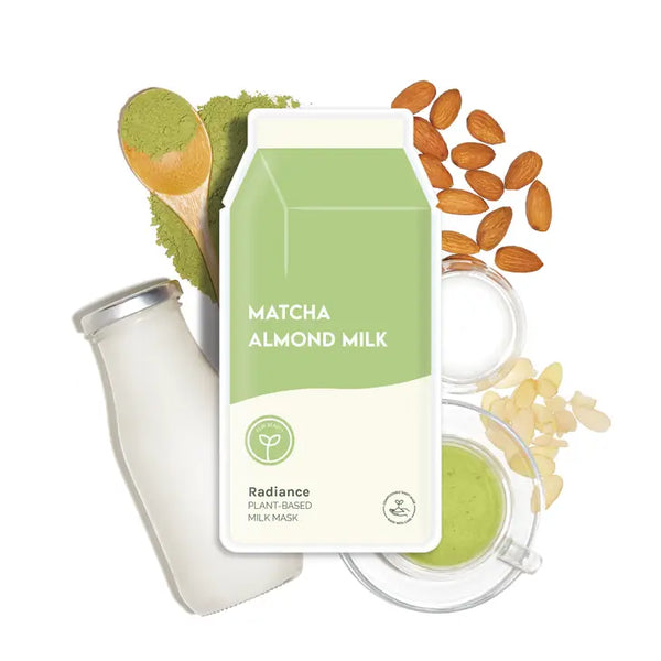Matcha Almond Milk - Radiance Plant-Based Milk Sheet Mask