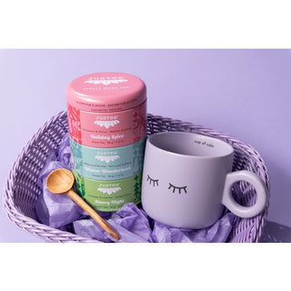 Holiday Trio Tin & Spoon - Organic Black, Green, Herbal Tea