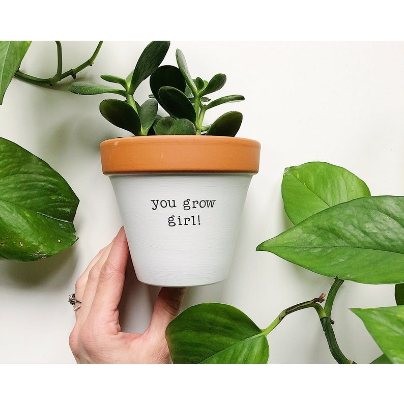 You Grow Girl Planter