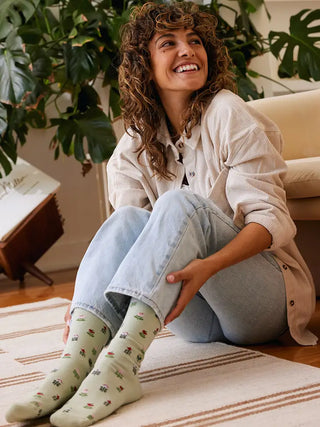 Socks that Plant Trees (Green Tulips)