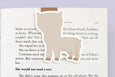 Alpaca / Llama (White) Magnetic Bookmark