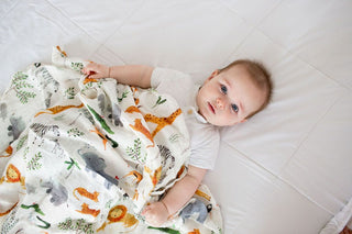 Safari Jungle Muslin Swaddle