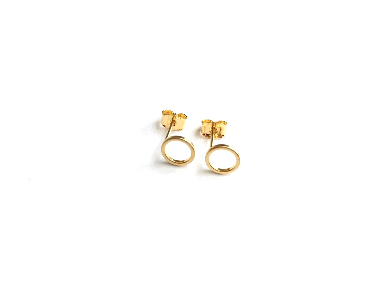 Circle Studs - Gold, Silver & Rose Gold