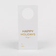 Happy Holidays to You - Wine Bottle Tag