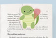Turtle with Ice Cream Magnetic Bookmark
