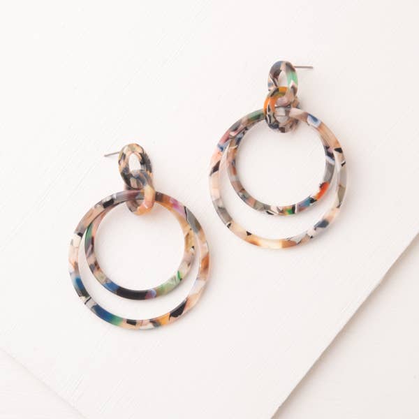Margot Multicoloured Resin Earrings
