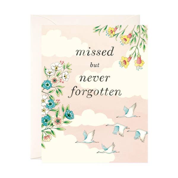 Missed But Never Forgotten Sympathy Card