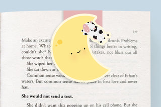 Cow Jumping Over the Moon Magnetic Bookmark