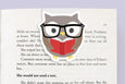 Owl Reading Magnetic Bookmark