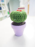 Crochet Potted Cactus - Barrel