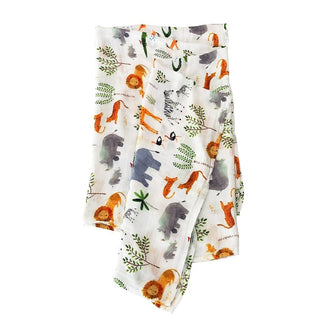 Safari Jungle Muslin Swaddle