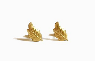 Tiny Leaf Studs