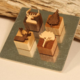 Magnets - Wooden Nature Themed