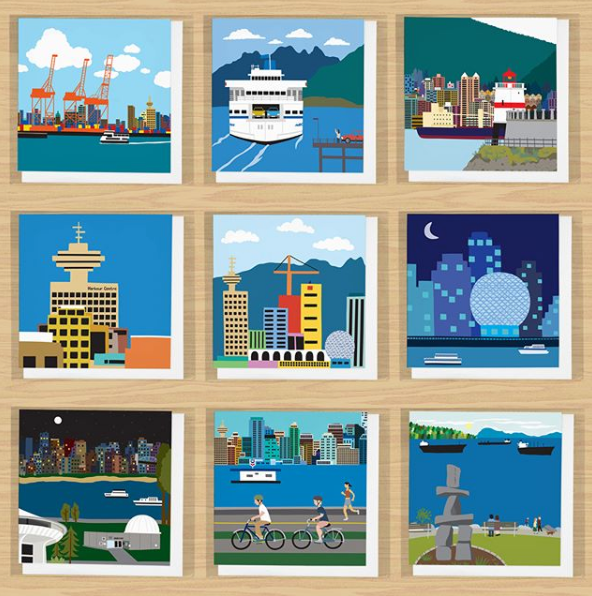 Vancouver Greeting Card Series