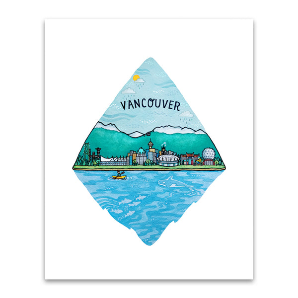 City Series Art Print - Vancouver