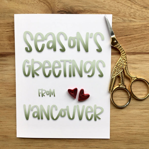 Greetings from Vancouver Card