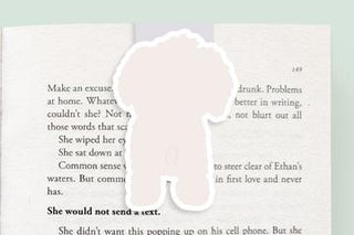 Poodle Magnetic Bookmark