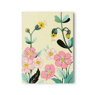 Yellow Floral Notepad
