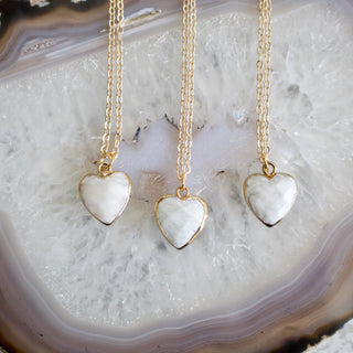 Celeste Crystal Heart Necklace