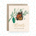 Mom Thanks for Helping Me Grow - Butterfly Card