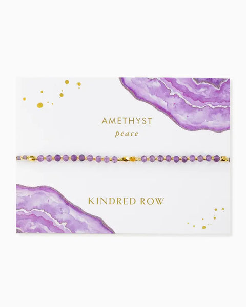 Amethyst (Peace) - Healing Gemstone Bracelet