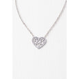 Ling Gold or Silver Heart Pendant Necklace