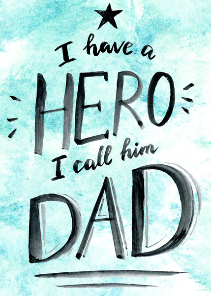 Hero Dad Card