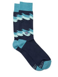 Socks that Protect Oceans (Rolling Waves)