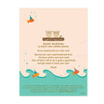 Reading Mermaid Bookmark Birthday Card