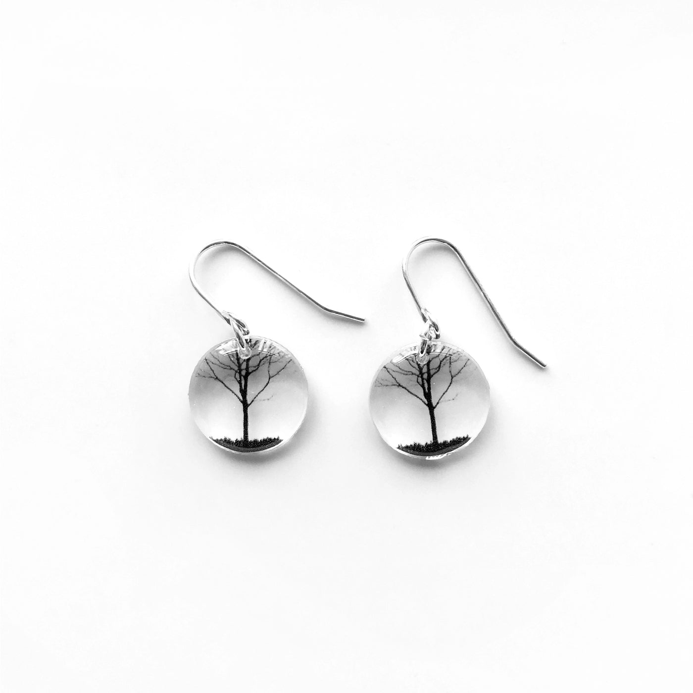 Round City Tree Earrings