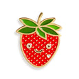 Happy Strawberry Enamel Pin