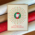 Santa Foil Stamped Holiday Card