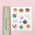 Birthday Cupcake Sticker Sheet