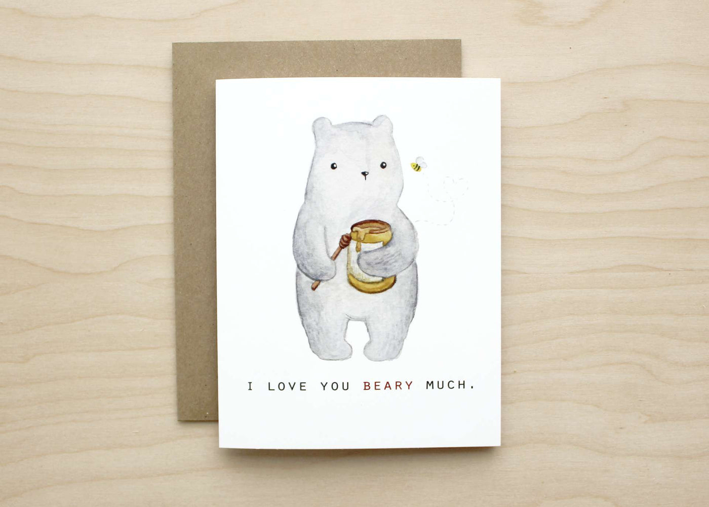 I Love You Beary Much Card