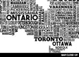 Canadian Cities Map Print