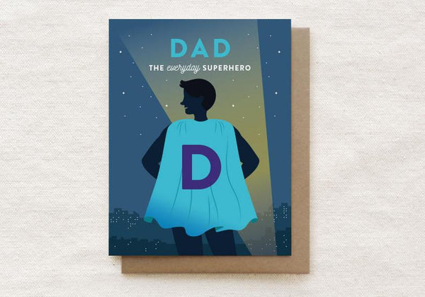 Superhero Dad Card
