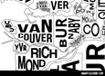 Greater Vancouver Cities Map Print
