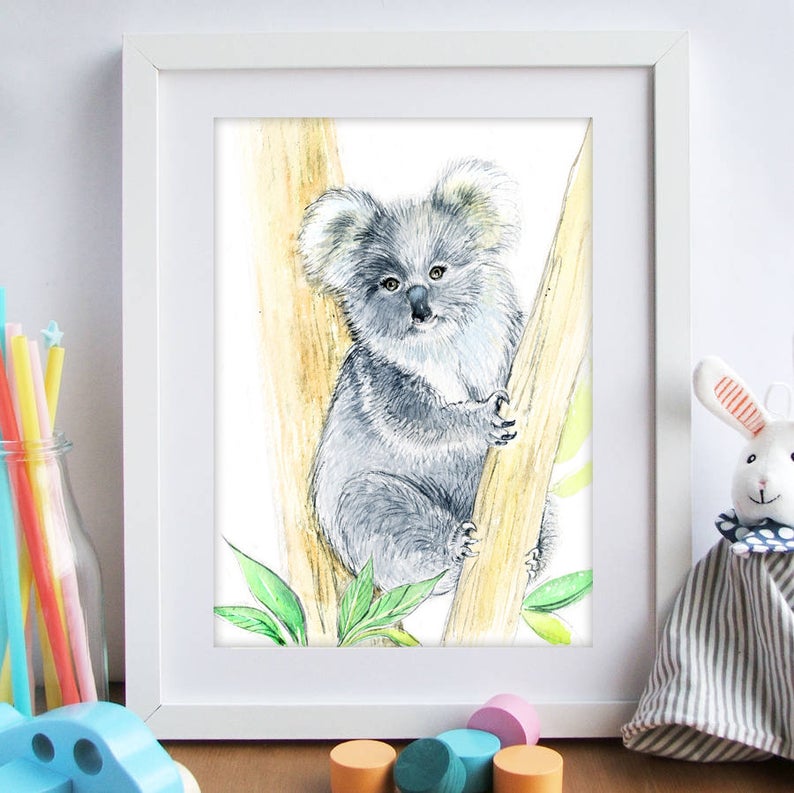 Baby Koala Print