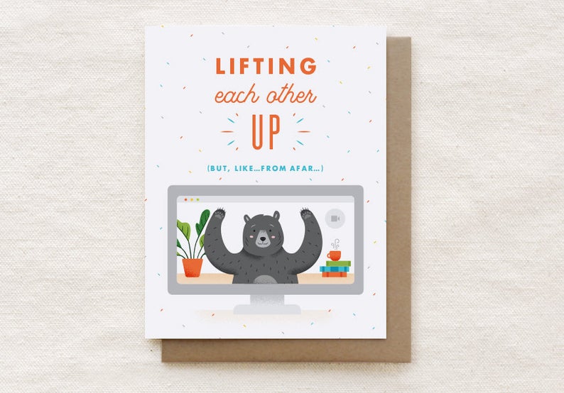 Lifting Each Other Up Card